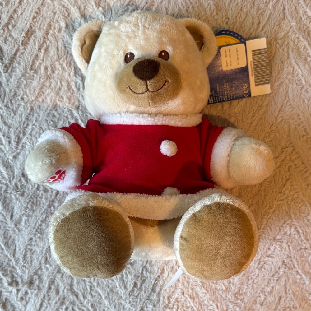 Build A Bear Plush Teddy Bear in Red Outfit Grinch Stole Christmas